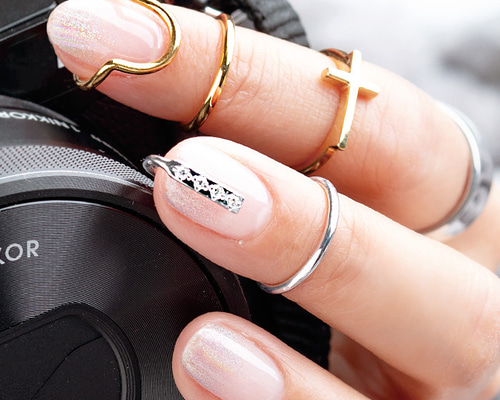 NJXX ネイルリング TYPE.2 / K18 ゴールドコーティング シルバー925