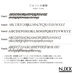 NJXX ネイルリング TYPE.2 カスタムメッセージ刻印 / K18 ゴールドコーティング SV925 K18GP 7枚目の画像