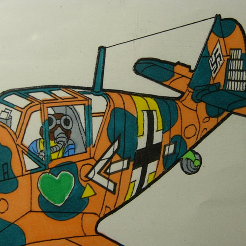 MI工房 オリジナル 額縁 イラストレーション メッサー