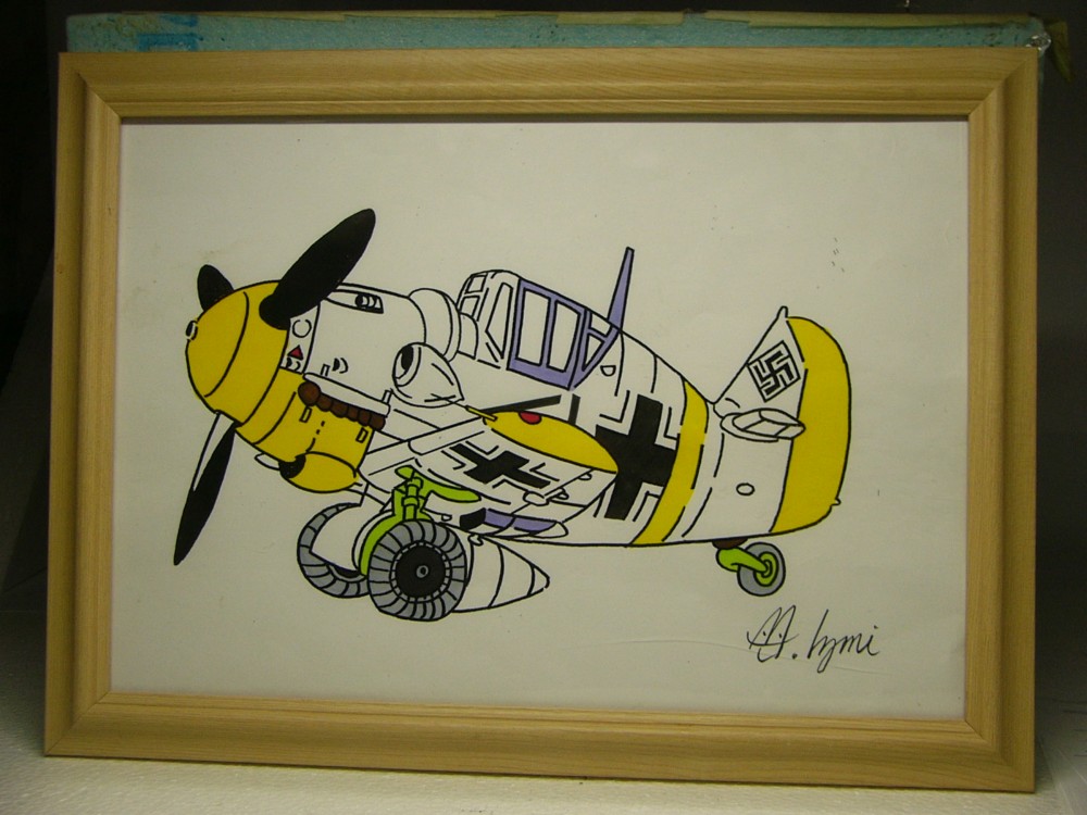 ＭI工房完成品、メッサーシュミット、イラストレーション MI工房完成品、メッサーシュミット、イラストレーション