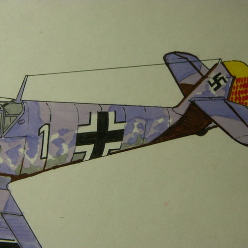 【18％OFF】 MI工房 オリジナル 額縁 イラストレーション メッサー 航空機・ヘリコプター