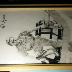 MI工房 オリジナル 額縁 イラストレーション メッサーシュミット