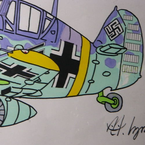 MI工房 オリジナル 額縁 イラストレーション メッサー