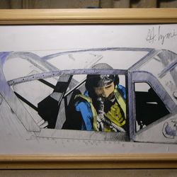 MI工房 オリジナル 額縁 イラストレーション フォッケウルフ アート