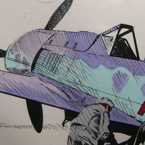MI工房、完成品、フォッケウルフ、イラストレーション。 MI工房、完成品、ドイツ空軍、フォッケウルフFw190 - メルカリ