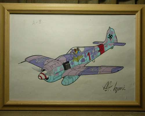 MI工房 オリジナル 額縁 イラストレーション フォッケウルフ アート