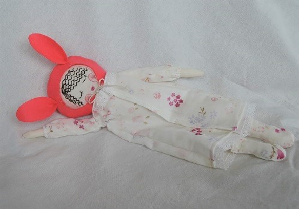 ピンク帽doll・フラワープリント・ルームウェア＆ソックス 3枚目の画像