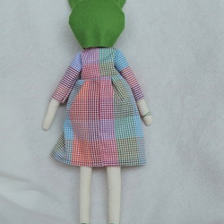 グリーン帽doll・チェックOP・クローバーブレス 5枚目の画像
