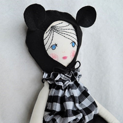 ブラック帽doll・ホルターネックトップ＆スカート 2枚目の画像