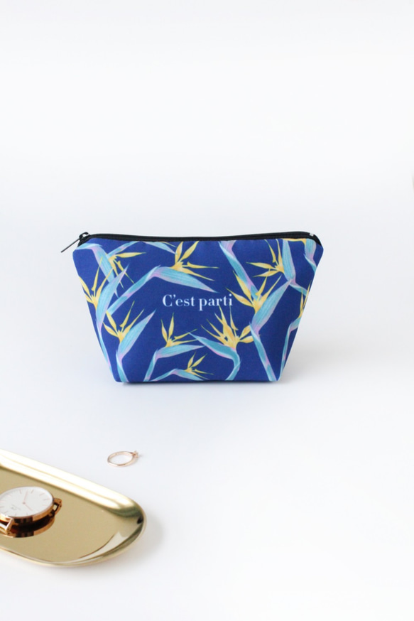 C'est parti -tropical paradise  cosmetic bag / storage bag 3枚目の画像