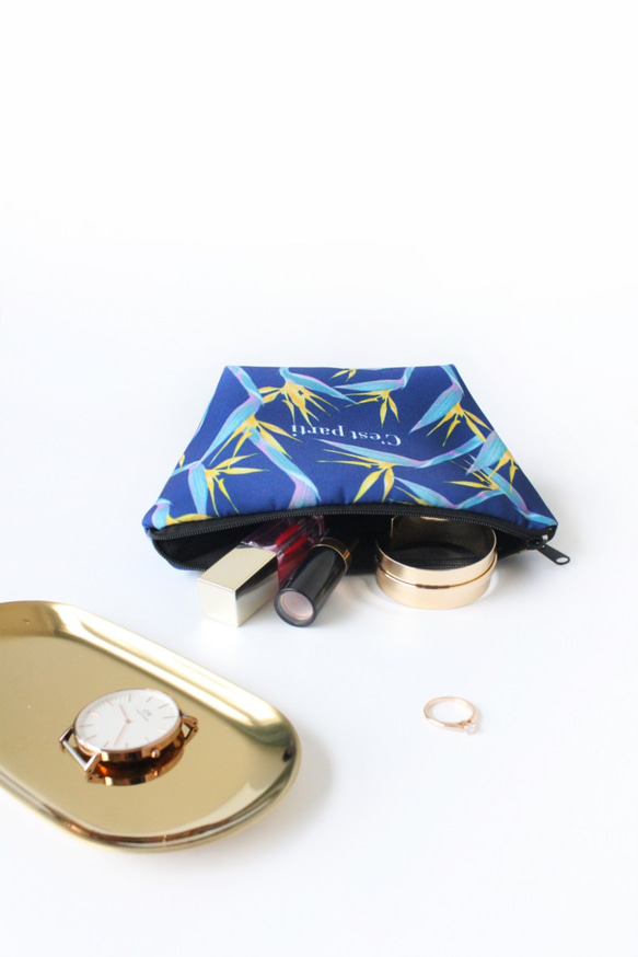 C'est parti -tropical paradise  cosmetic bag / storage bag 5枚目の画像