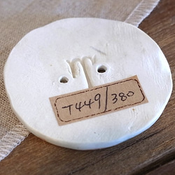 Tiner&#39;s No. 449 &lt;ハンドピンチ陶器ボタン&gt; 3枚目の画像