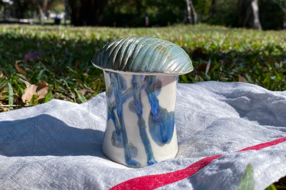 Tiner的410號 <自由藍蘑菇系列茶杯> 第2張的照片
