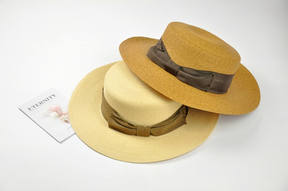 【日本製／紙在乎你】Natural Club 羅緞紙編紳士帽  抗紫外線 耐水洗 紙線編織 第1張的照片