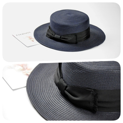 【日本製／紙在乎你】Natural Club 羅緞紙編紳士帽  抗紫外線 耐水洗 紙線編織 第4張的照片