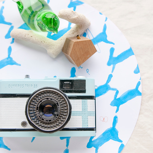 Film Camera☆OLYMPUS PEN-EE☆ブルー＆ホワイト68年 その他雑貨 Rie