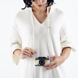 [11/7（星期一）~預訂銷售開始]相機帶白色·ke shi ki + Rie-Came 第1張的照片
