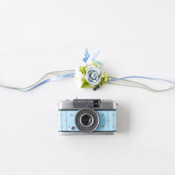 小型フィルムカメラ-Sherbet series-Light blue&gray 2枚目の画像