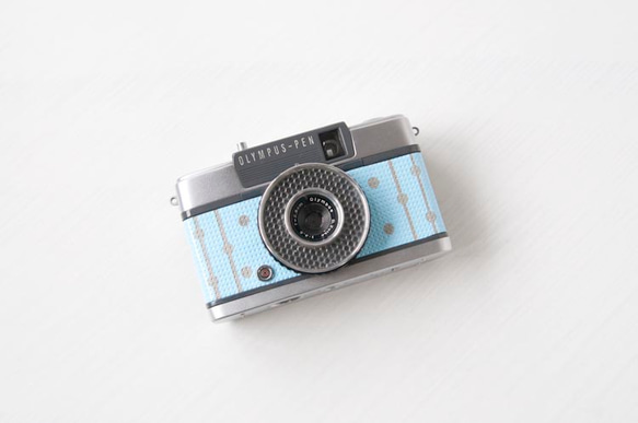 小型フィルムカメラ-Sherbet series-Light blue&gray 3枚目の画像
