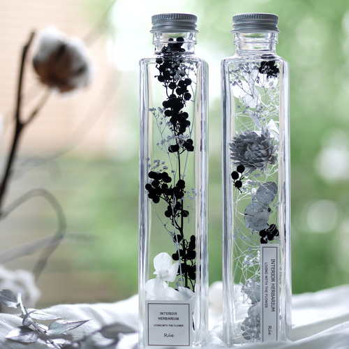 オーダー用／ハーバリウム2本分 ハーバリウム・植物標本 Rue