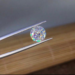【１カラット】人気商品 輝くモアサナイト ダイヤモンド ルース 2枚目の画像