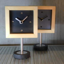 送料無料　テーブルクロック　table clock　ミッドセンチュリー　北欧　雑貨　オシャレ 2枚目の画像