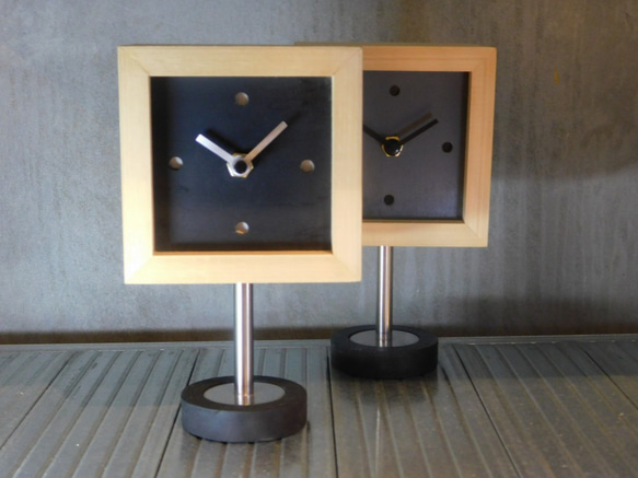 送料無料　テーブルクロック　table clock　ミッドセンチュリー　北欧　雑貨　オシャレ 2枚目の画像