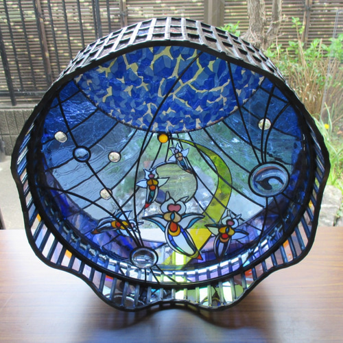 ステンドグラス！！立体作品 ☆Clione Planet☆ その他アート