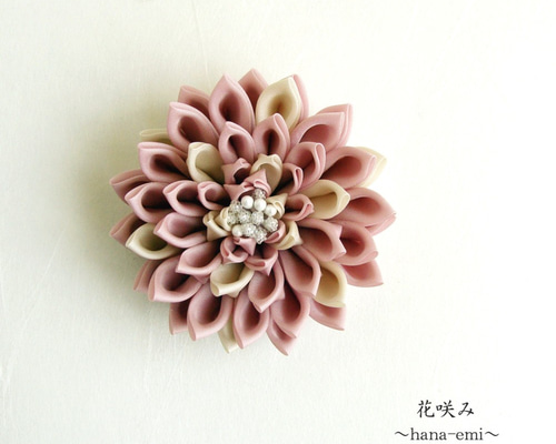 王の泰子CHANEL バーガンディ 花モチーフ　コサージュ 0_4d860ffc948a85f647bbe4b7e154