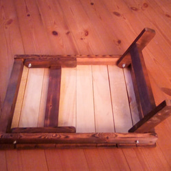 キャンプ用折り畳み木製テーブル 2枚目の画像