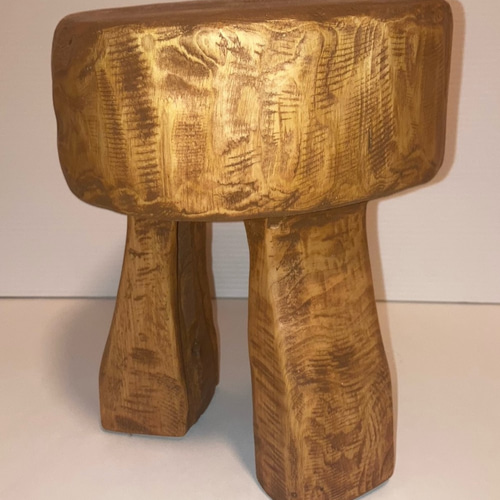 チェーンソーで作った丸太椅子 ミニ ＊花台にも＊ 椅子（チェアー