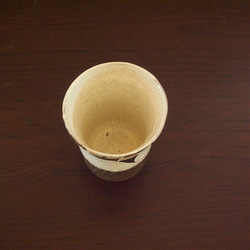 クレヨン画風　さかさニャン子のフリーカップ 3枚目の画像