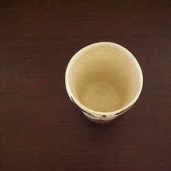クレヨン画風　花咲く猫フリーカップ 3枚目の画像