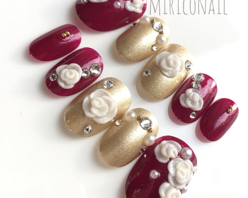 ♡ ハンドメイド ネイルチップ ♡ ハンドメイド ネイルチップ Sサイズ ピンク - メルカリ