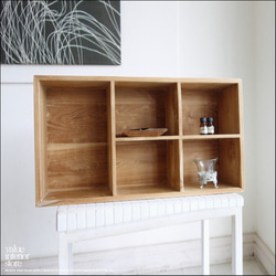 天然木 赤松集成材 足付きスタッキングシェルフ テレビ台 飾り棚 収納