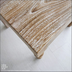 オールドチーク無垢材 ダイニングチェアWW 椅子 イス チェア シャビー 古材家具 手作り 天然木 銘木家具 2枚目の画像