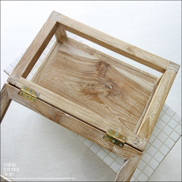 無垢材 コレクションケースTiah ショーケース 木製ガラスケース 卓上ケース シンプル 手作り ディスプレイ什器 3枚目の画像