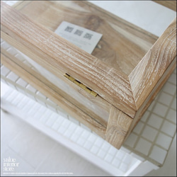 無垢材 コレクションケースTiah ショーケース 木製ガラスケース 卓上ケース シンプル 手作り ディスプレイ什器 7枚目の画像