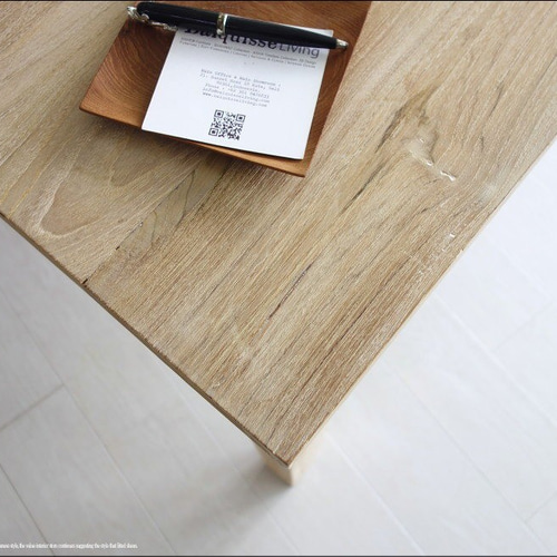 チーク総無垢材 ダイニングテーブルLNW 食卓テーブル 机 ナチュラル  