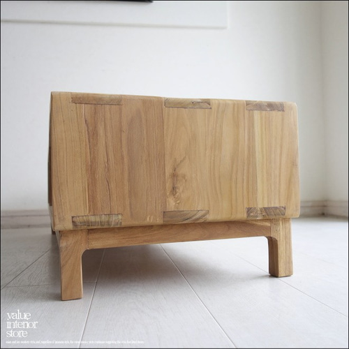 オールドチーク天然無垢材ナチュラルウッドテレビ台サイドボード飾り棚テーブル木製 オールドチーク天然無垢材ナチュラルウッドテレビ台サイドボード