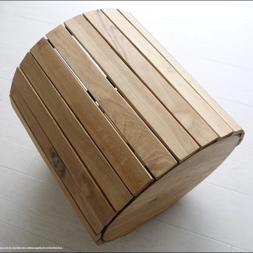 チーク総無垢材 大型鉢カバーI40 プランツカバー ポット 鉢入れ