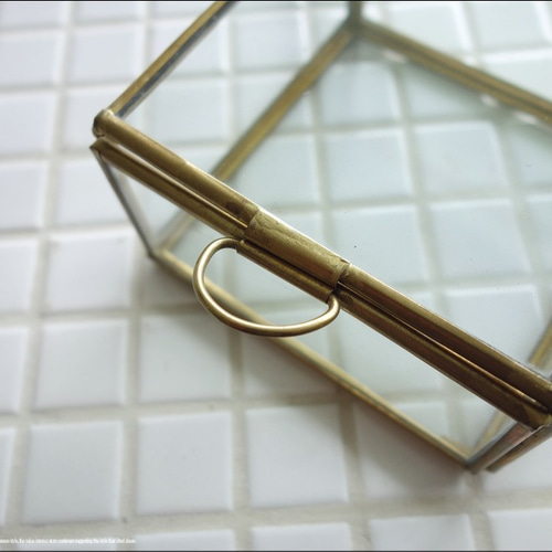 真鍮ジュエリーケース アクセサリーケース ショーケース ガラスケース