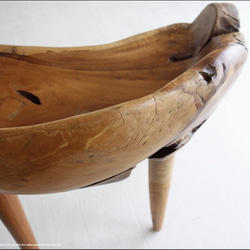 総無垢材 プリミティブチークチェアN イス 椅子 新品 ベンチ 木製チェアー 天然木 手作り ナチュラル 素朴 送料無料 8枚目の画像