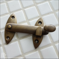 ブラスロックW036 真鍮ロック 鍵 カギ 扉錠 キーパーツ 錠前 扉止 留め