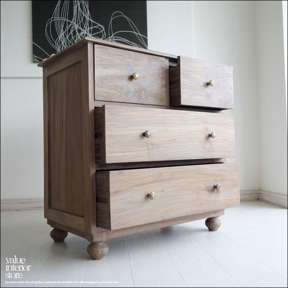 たは　最高級　府中家具　チーク材　6段チェスト　整理ダンス　収納タンス美品 最高級 府中家具 チーク材 6段チェスト 整理ダンス 収納タンス