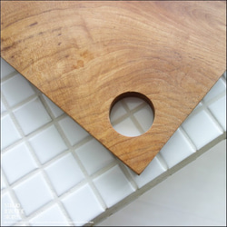チークカッティングボード25N まな板 キッチン用品 一枚板 調理用 天然木 銘木 ナチュラル 木製 シンプル 無垢 5枚目の画像