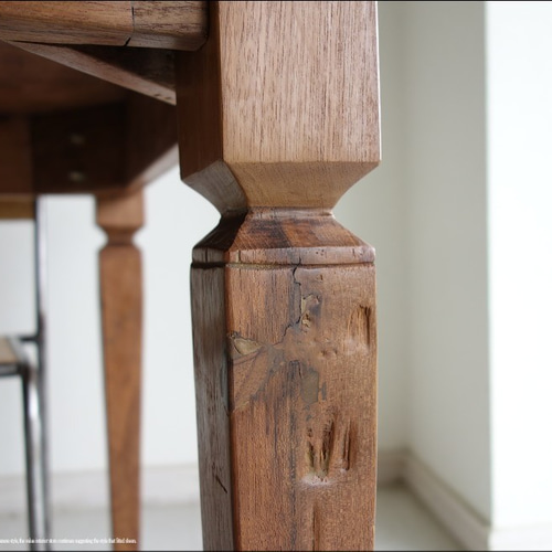 チーク無垢材 ヴィンテージテーブルf デスク 机 アンティーク