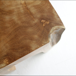 チーク無垢材 プリミティブスツール C/1 イス チェア 新品 ベンチ 椅子 天然木 手作り ナチュラル 素朴 削り出し 10枚目の画像