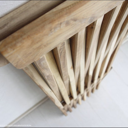 折畳みスツール / JN 折畳椅子 イス ベンチ チェア サイドテーブル 手作り家具 花台 新品 6枚目の画像