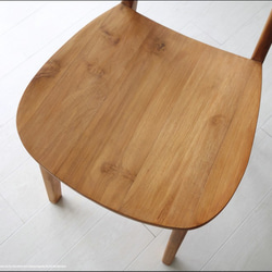チークオーバルチェアN イス 椅子 総無垢 ダイニングチェア 手作り ナチュラル 天然木 素朴 シンプル ハンドメイド 7枚目の画像